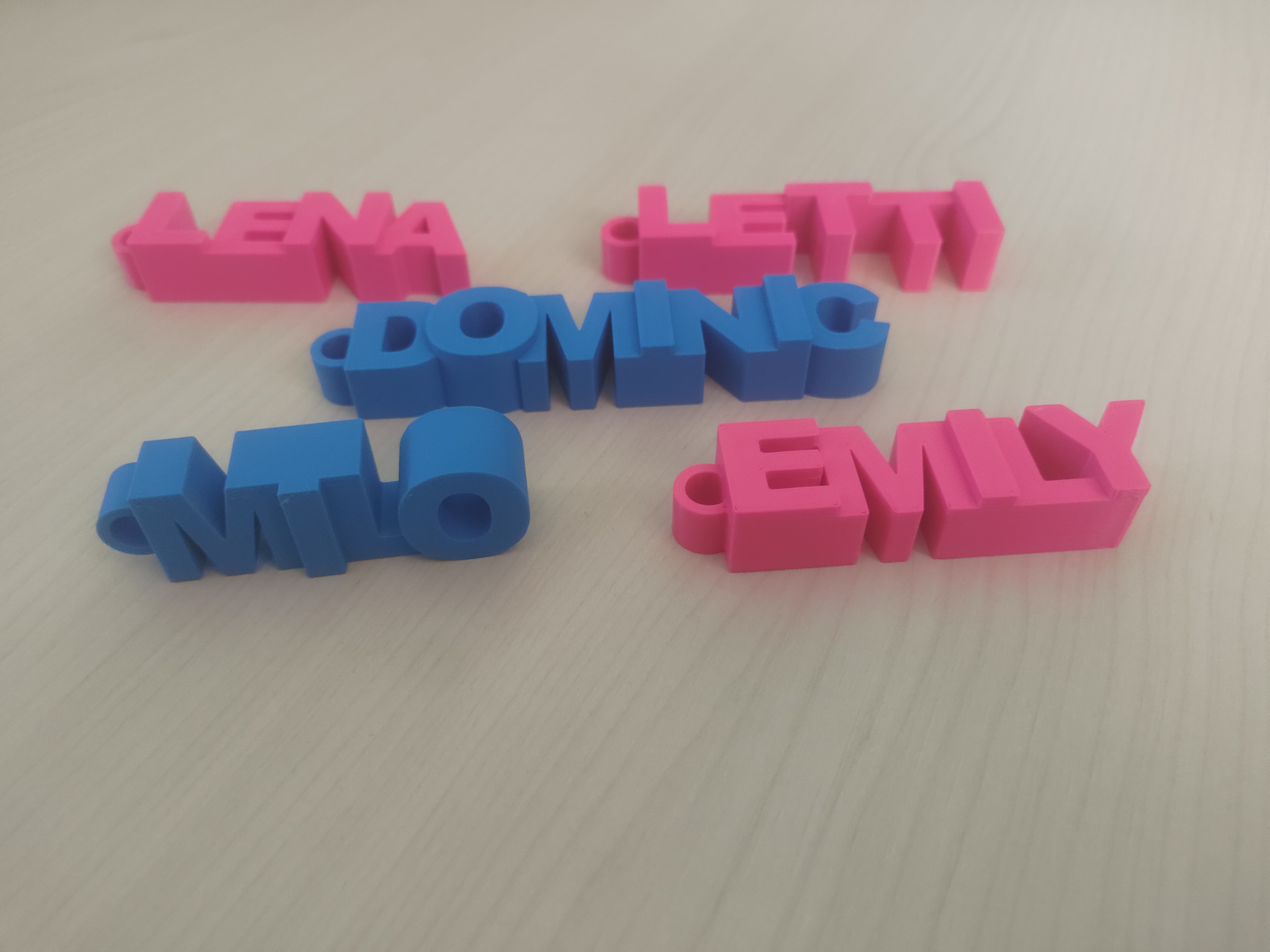 Miniatura 2 do modelo 3D Name Key Chains
