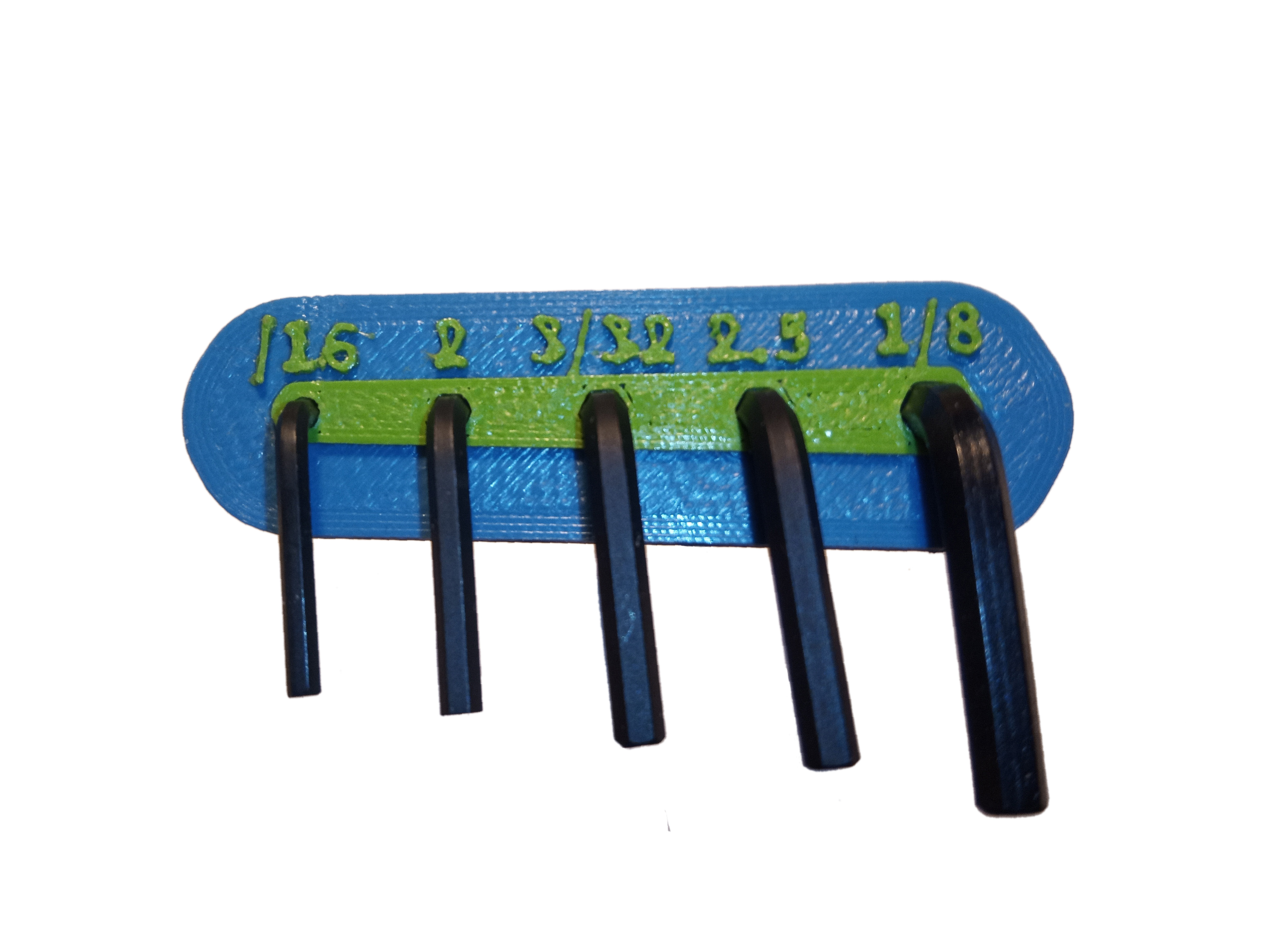 Configurable Round or Hex (Allen) Bit Holder With Labels