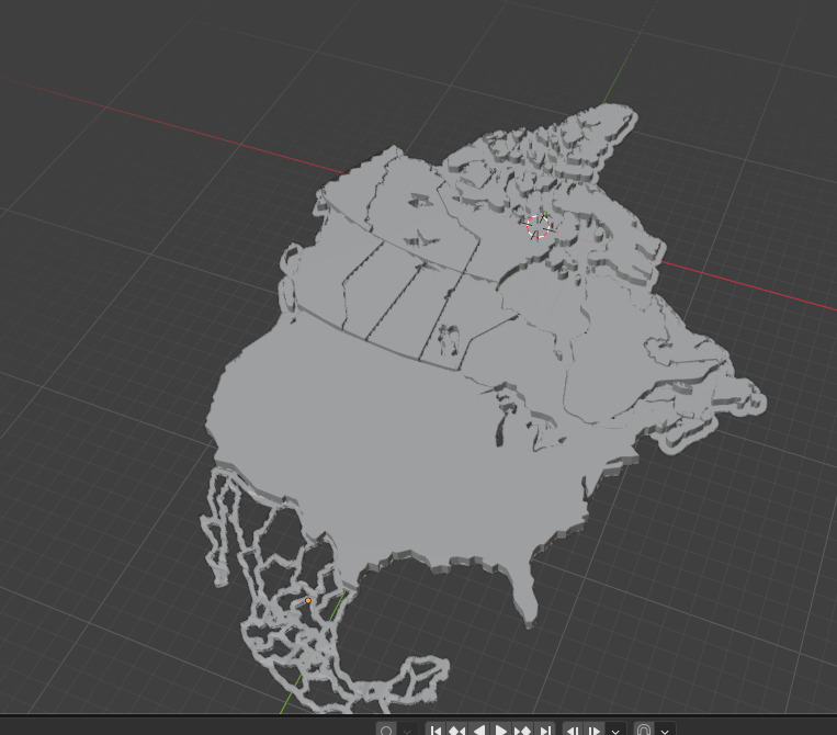 canada usa mexico map