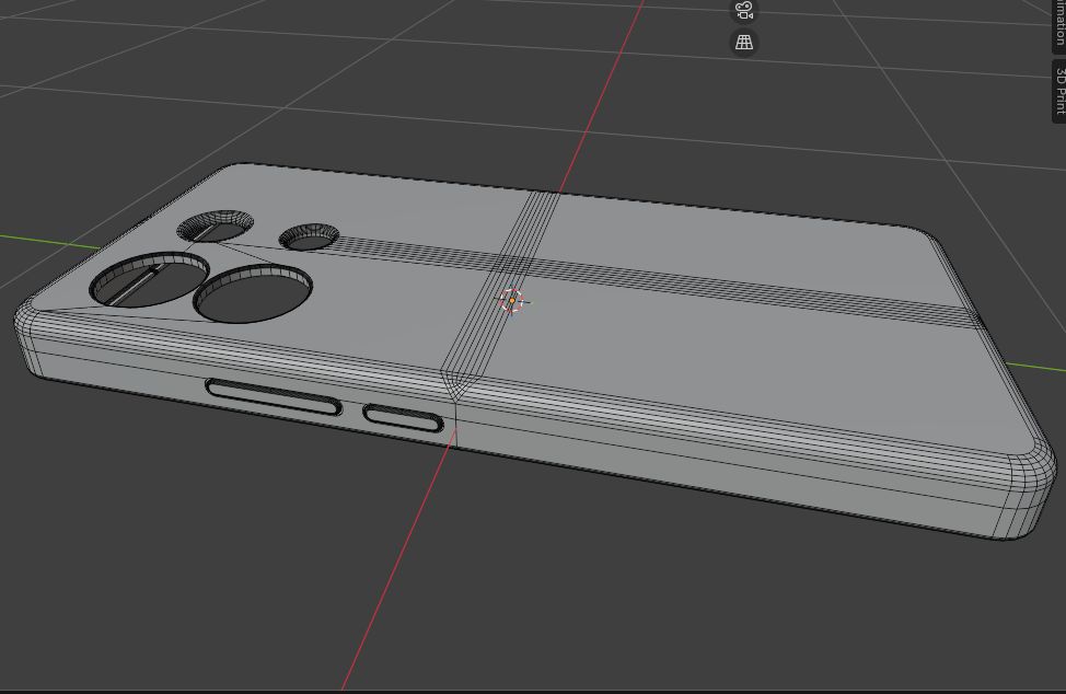 Redmi Note 13 Pro TPU Case 3D model