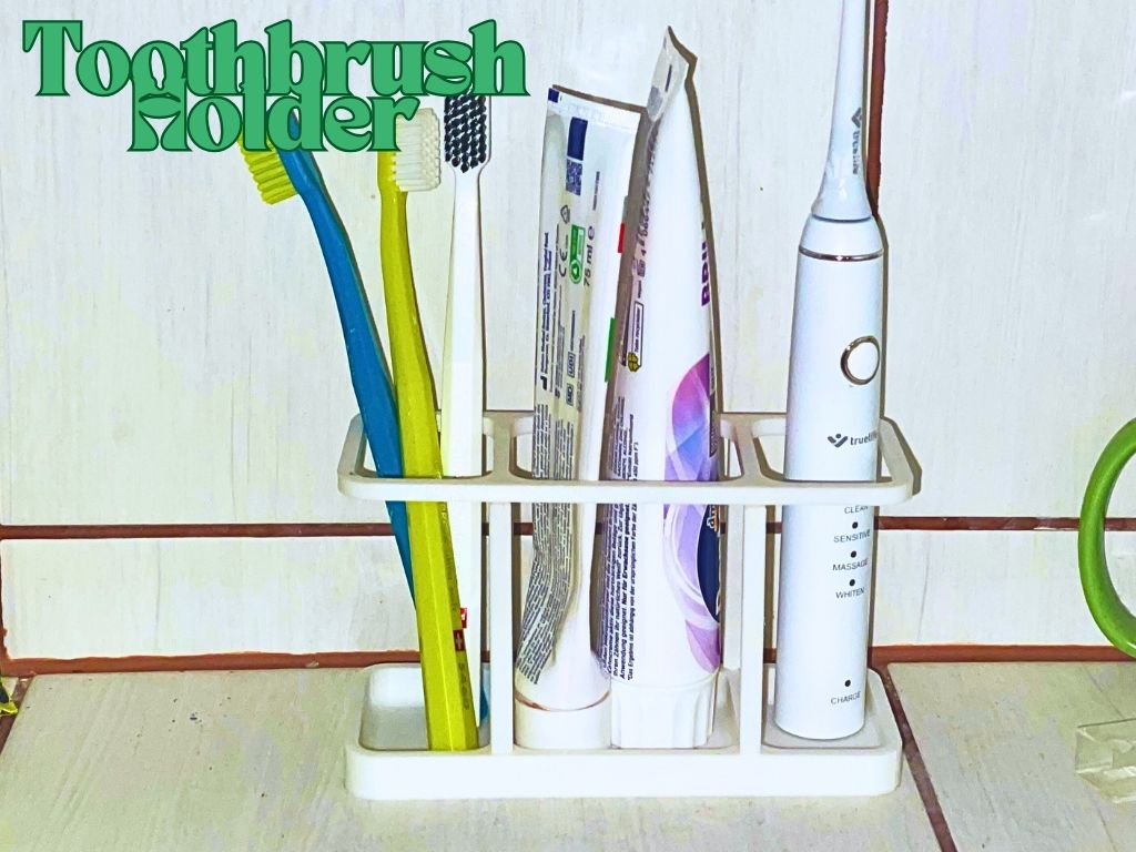Toothbrush and Toothpaste Holder - modern design
