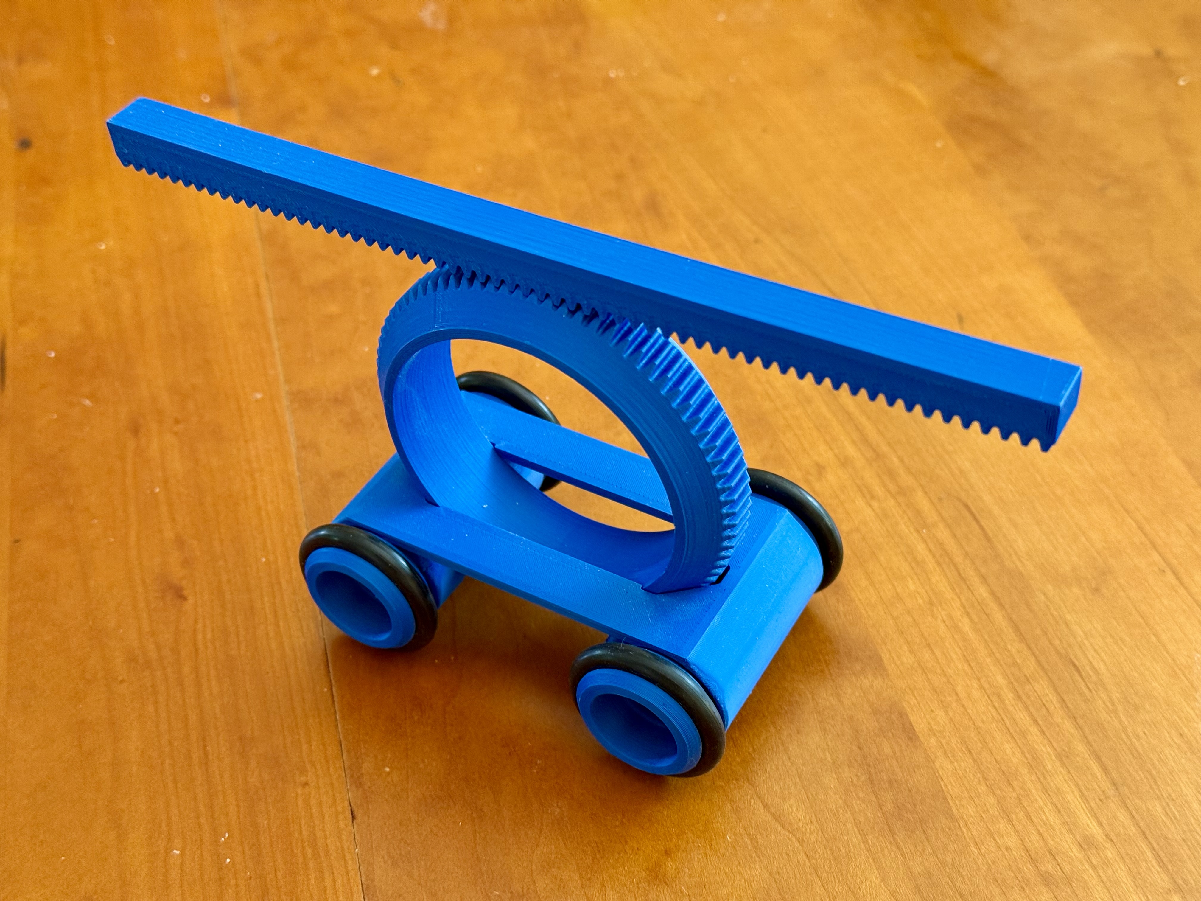 Magic cart moves faster than the wind (sort of)
