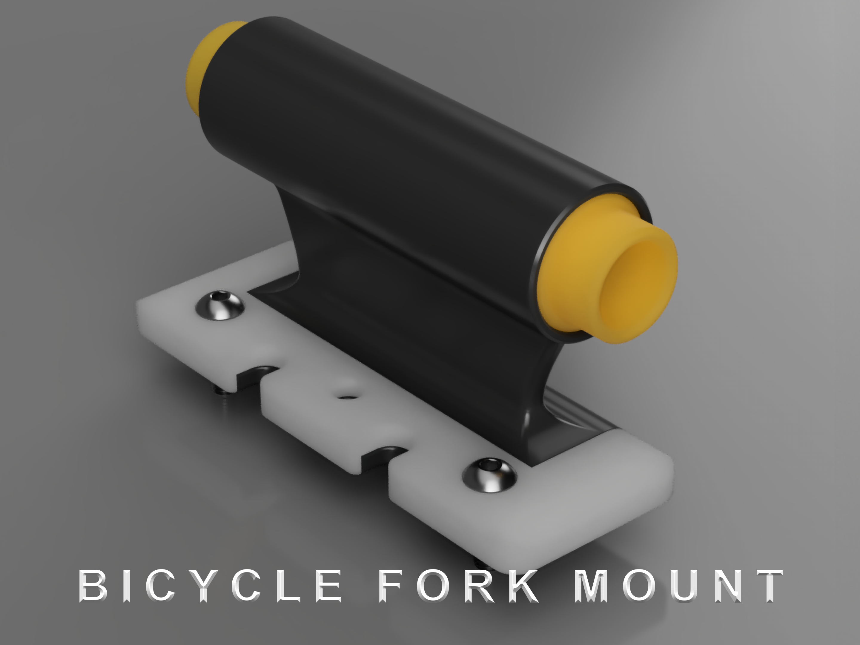 Bicycle Fork Mount | Interchangeable spacers for universal use | easy to print !