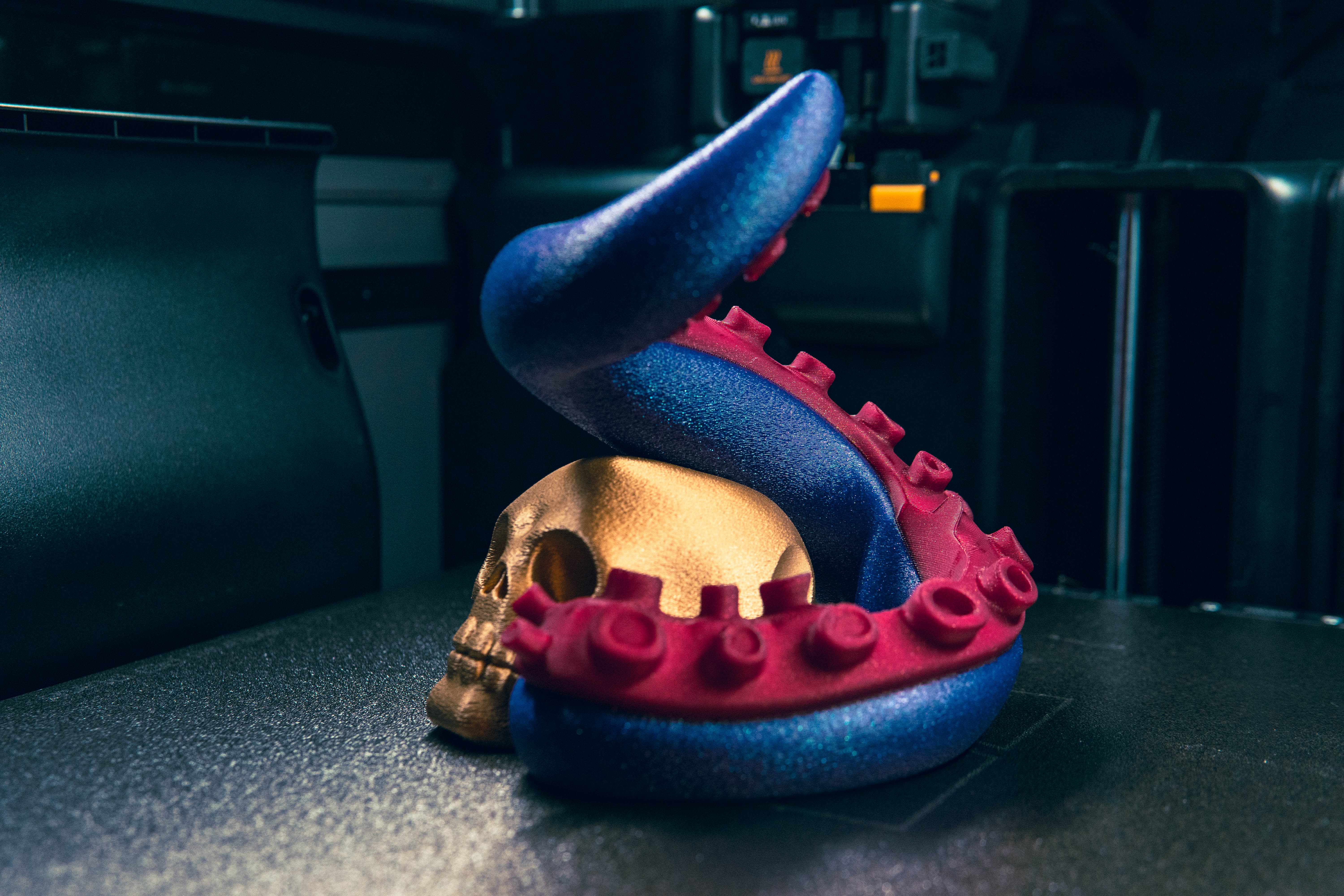 Miniatura 8 do modelo 3D Tentacle Skull Controller Stand