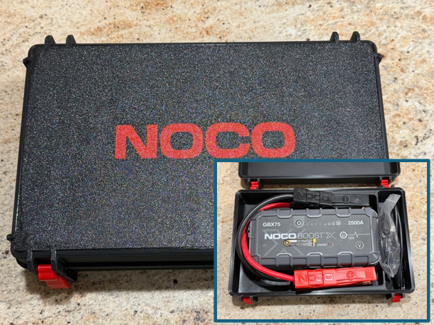 Hard Carrying Case for NOCO GBX75 Battery Booster