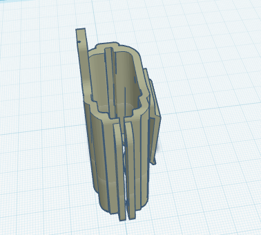 G26 holster with attached clip 3D model