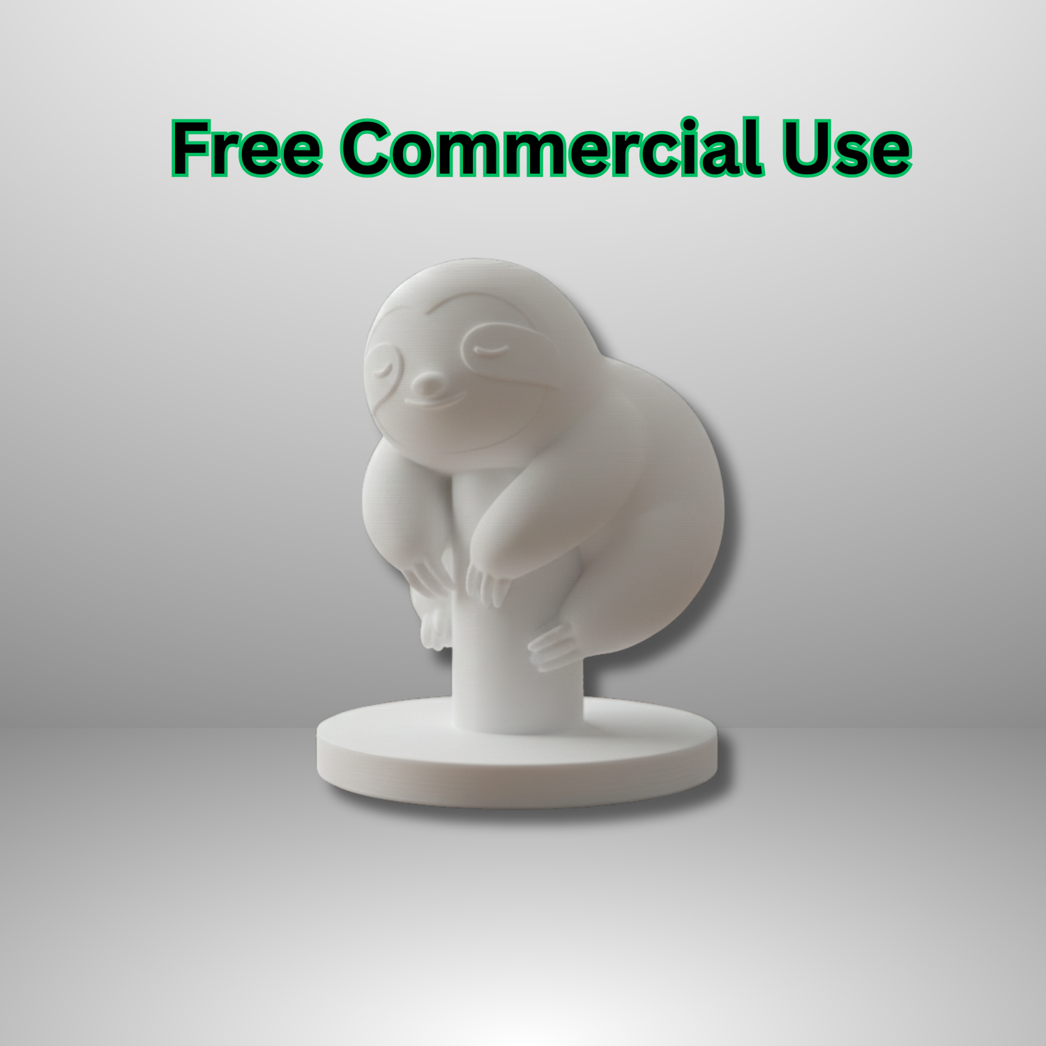 Cute Sloth Desk Figure