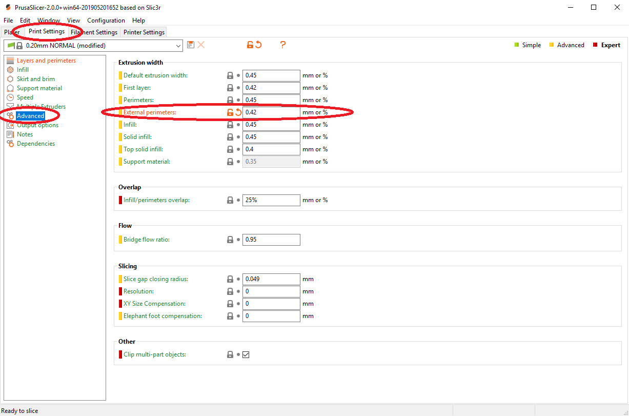 Extrusion and Temp Calibration by Nozzle Size with PrusaSlicer by Jared