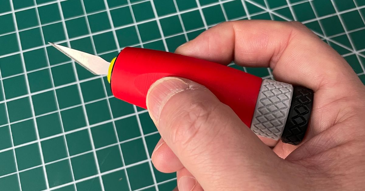 Xacto Knife Retractable by DaHouzKat Download free STL model