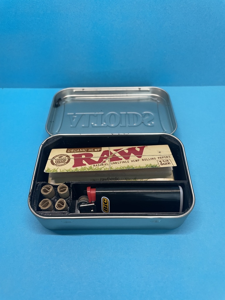 Altoids Tin Rolling tray Station 420