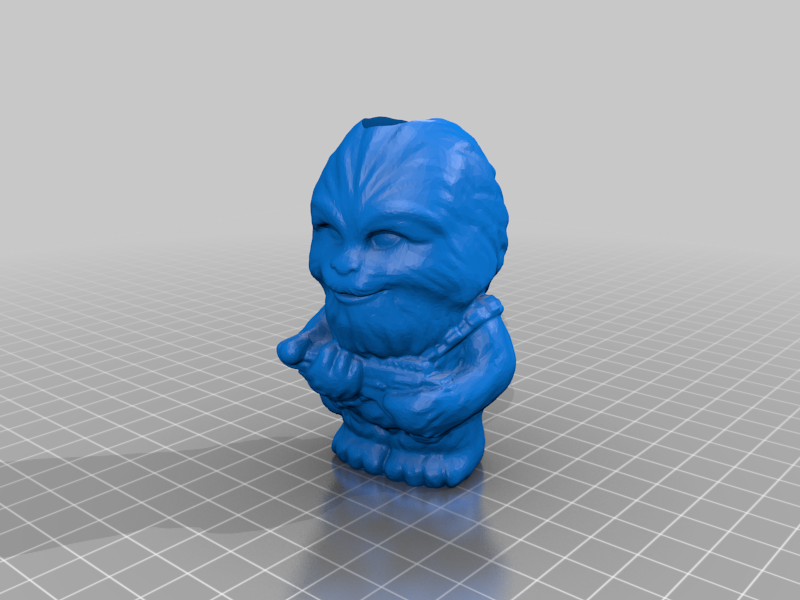 Miniatura 3 do modelo 3D Chewbacca regular/mini Bic Buddy