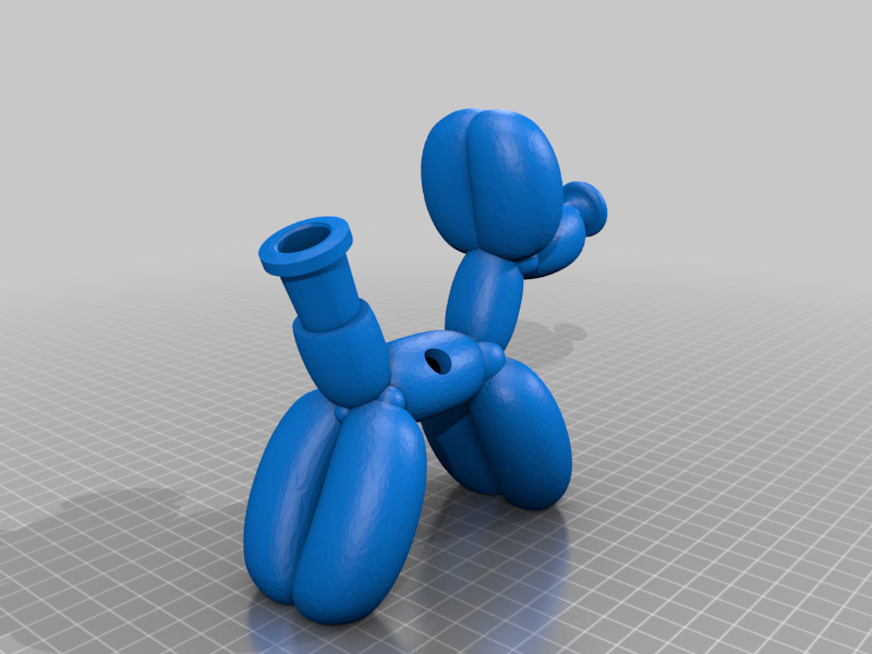 Miniatura 2 do modelo 3D Balloon Dog Pipe 420