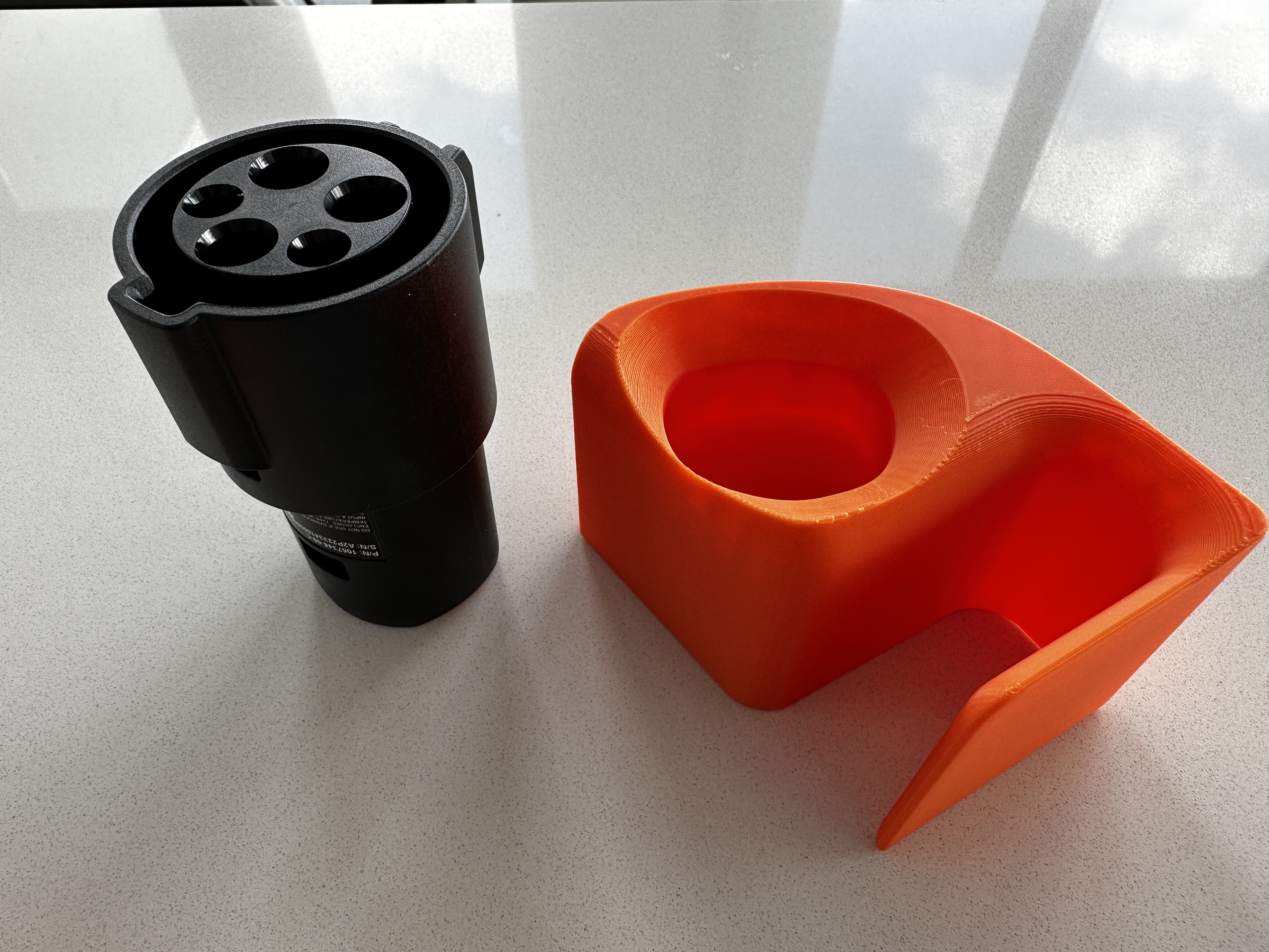 Tesla J1772 Charger Door Insert/Holder