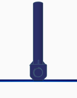 Tube for original rocket for adjustable desktop rocket