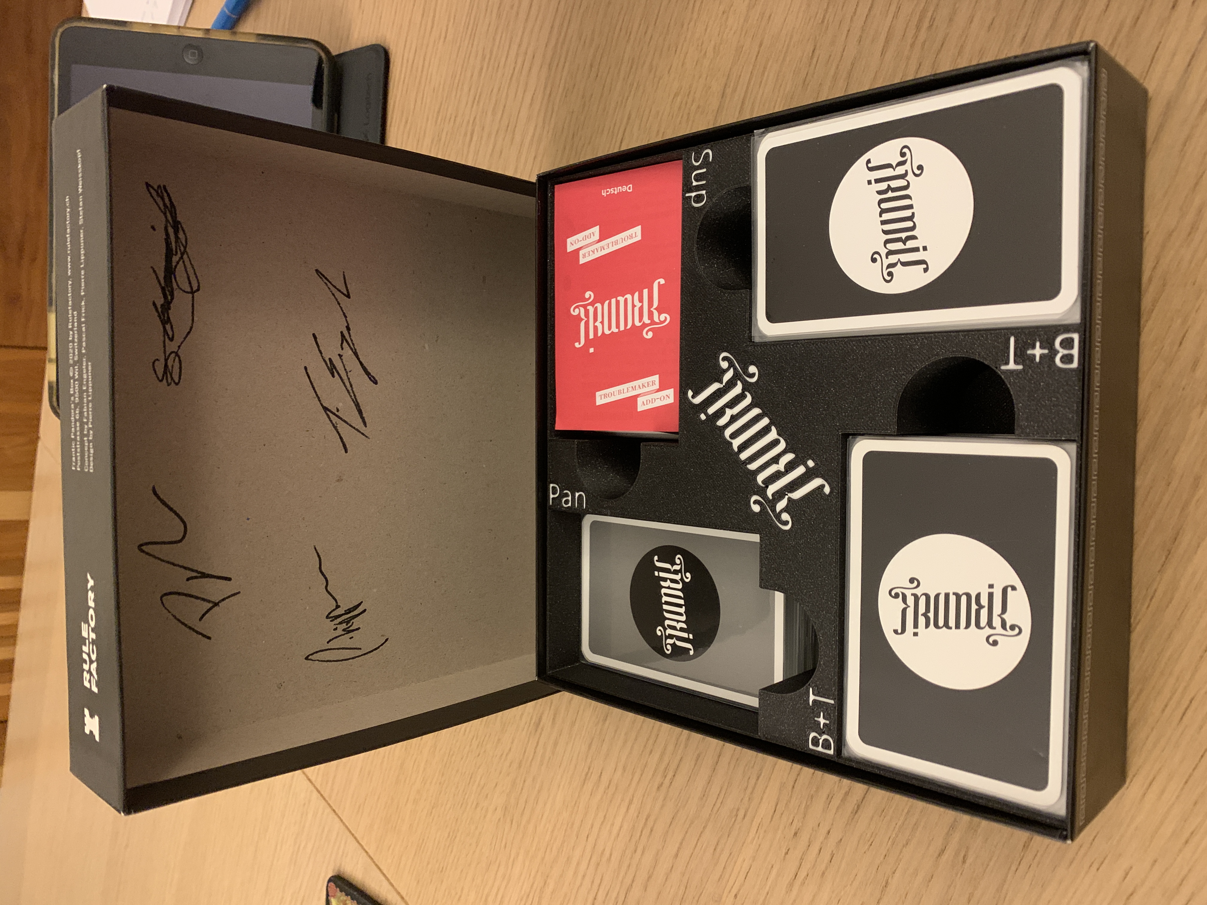 Frantic Pandora's Box Insert