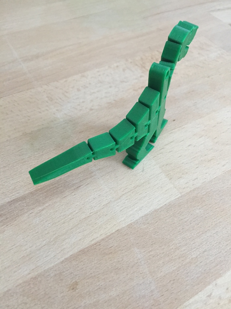 Miniatura 3 do modelo 3D Flexi-Trex Keyring