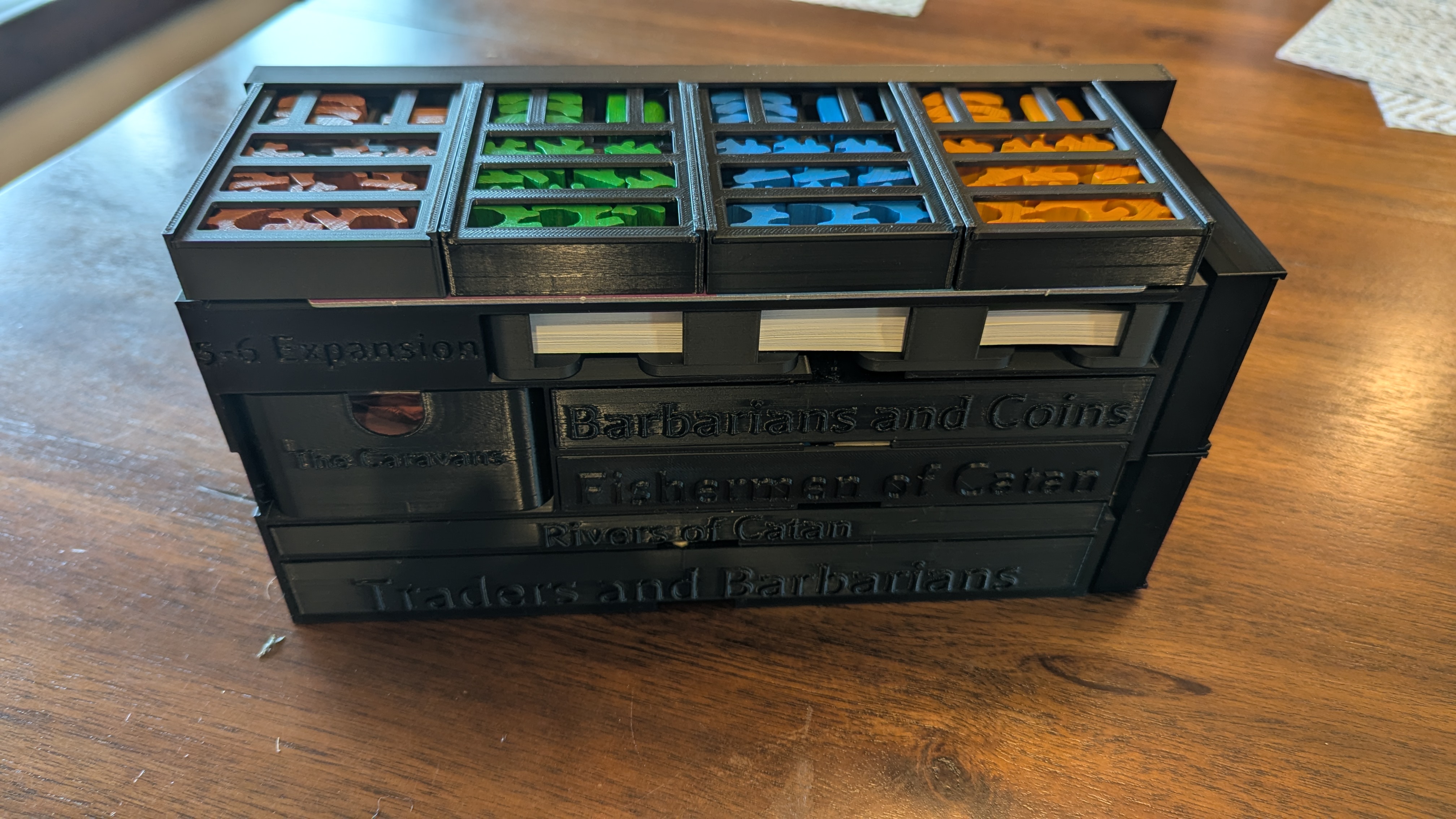 Catan Traders & Barbarians Organizer – 5th Edition – Numbered Scenarios