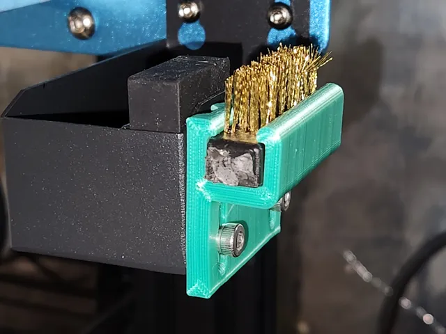 Wire Brush Holder for Sovol SV04 Purge Bucket