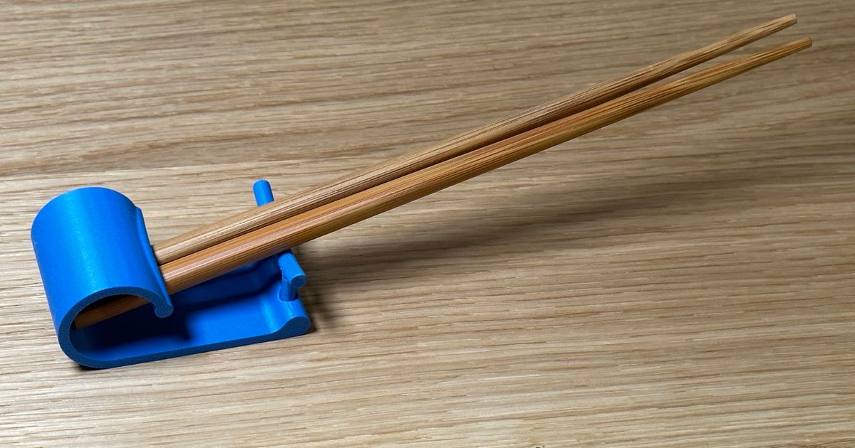 Floating Chopstick Holder by dietrich Download free STL model
