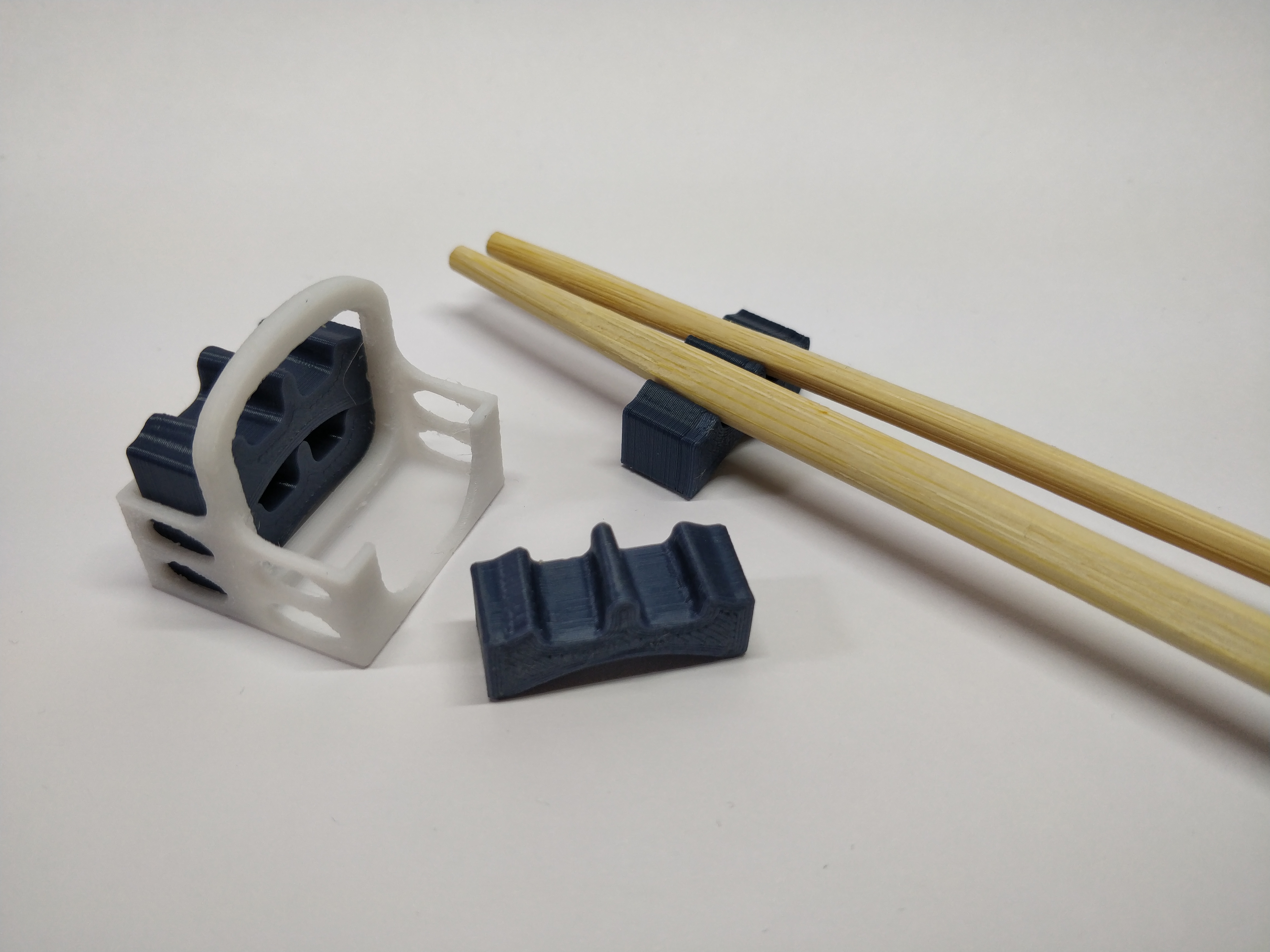stackable Chopstick Benches with Carrying Tray