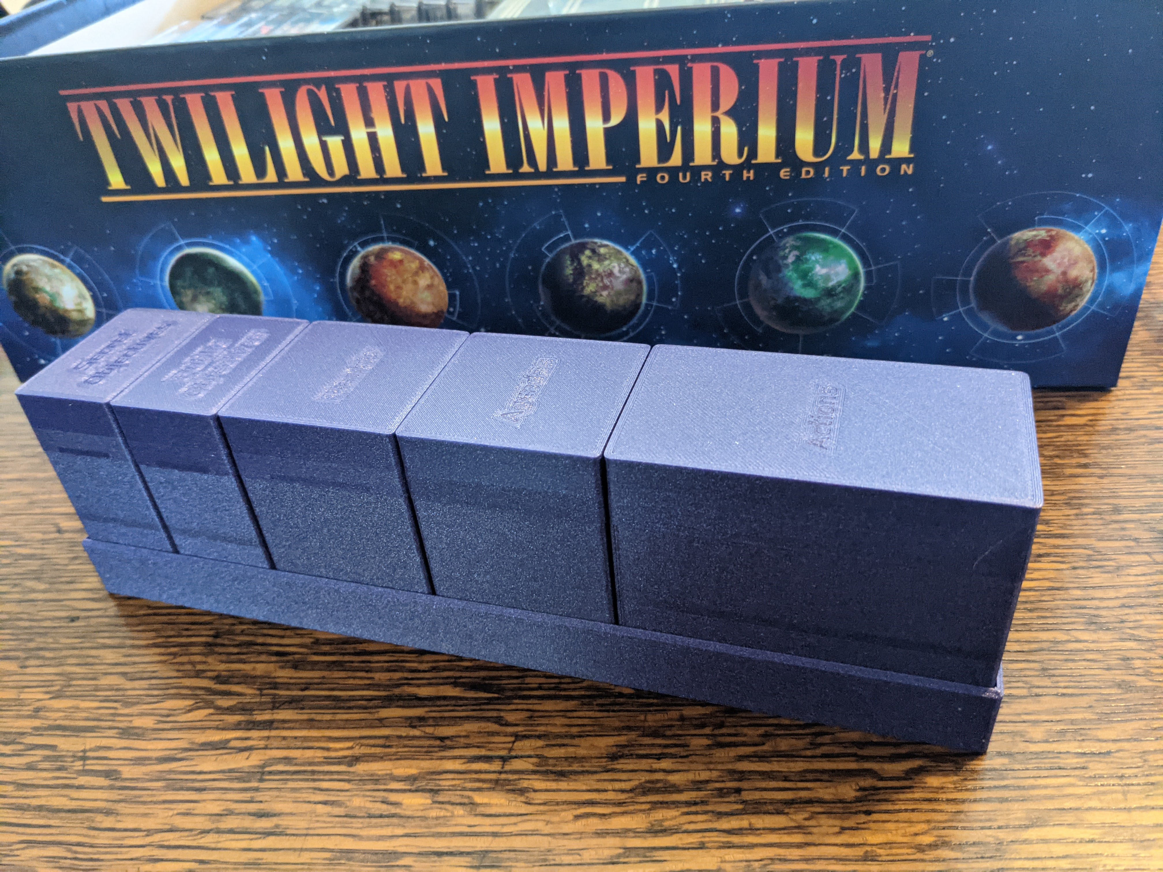 Twilight Imperium 4th Edition and Prophecy of Kings card organizers