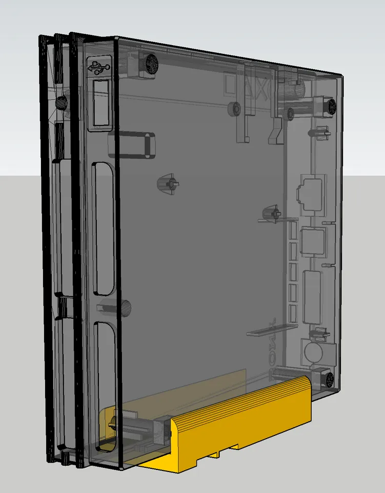 PS2 Slim Minimal Stand by mknrls | Download free STL model | Printables.com