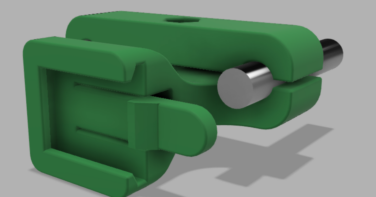 Bike Cateye rear light saddle rail mount by bjamdesign Download