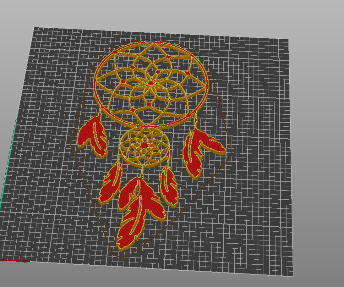 Miniatura 2 do modelo 3D Dream Catcher