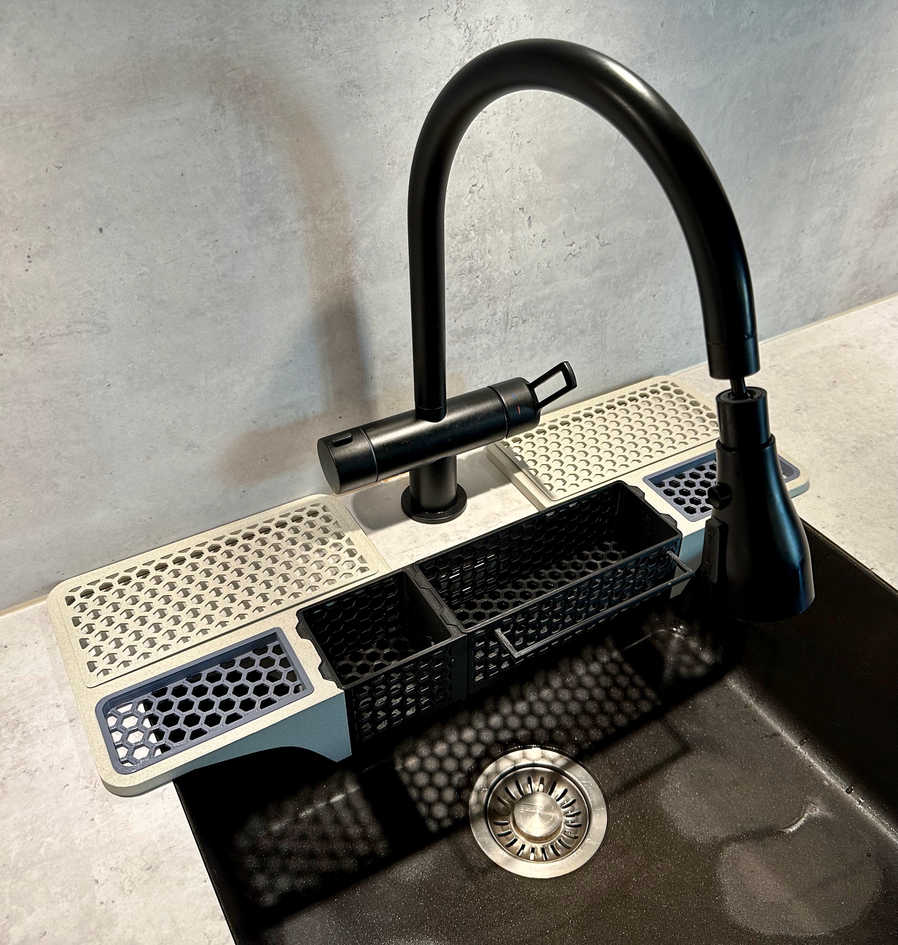 Kitchen Sink Organizer Add-ons 3D model thumbnail
