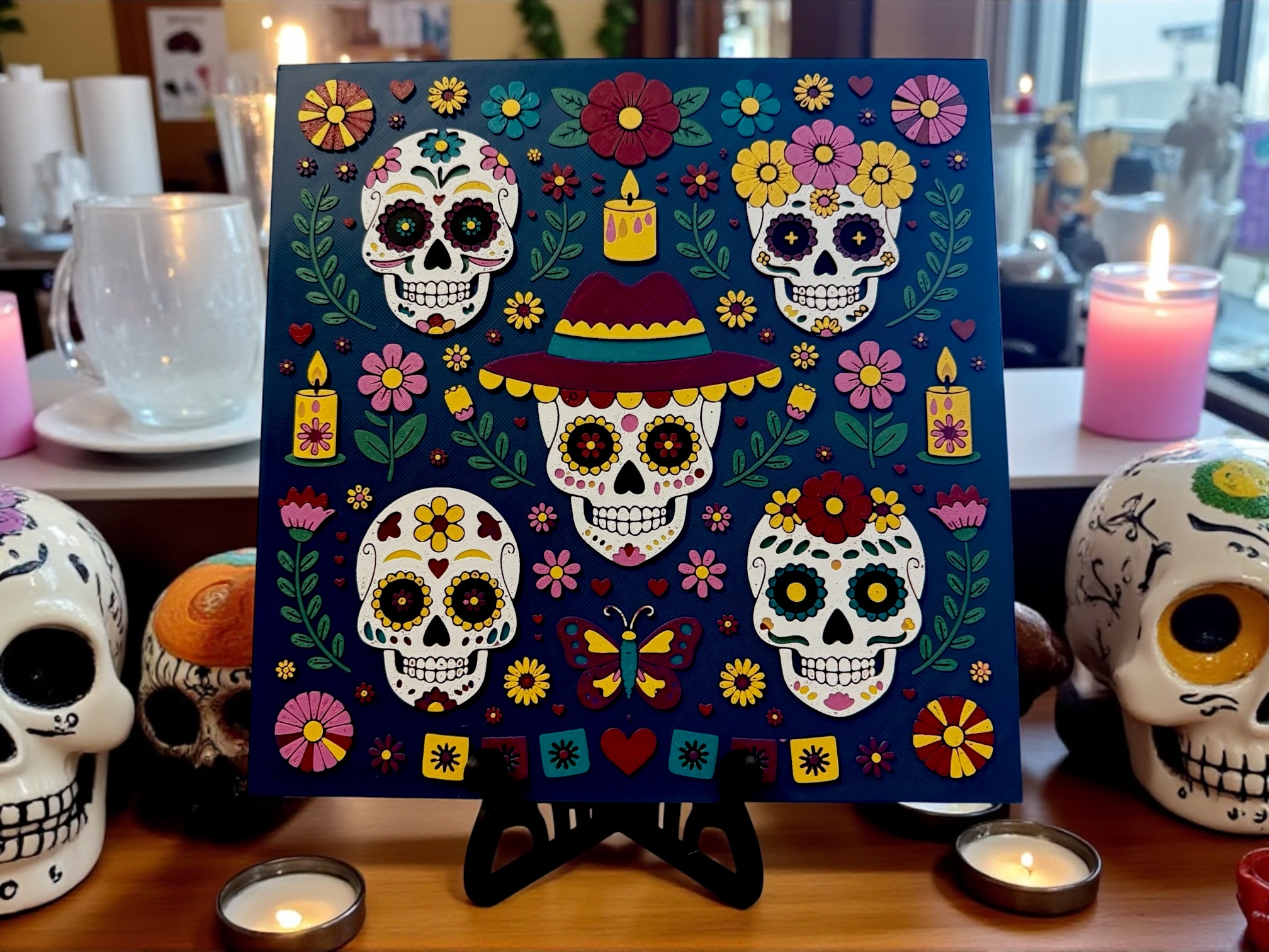 Calavera Garden – A Colorful Tribute to Día de los Muertos