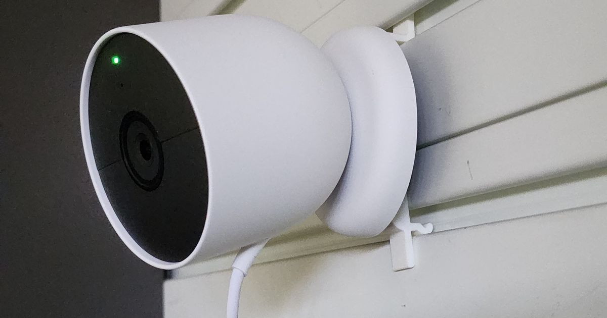 FLOW WALL Nest Cam Mount by Spool Designs Download free STL model