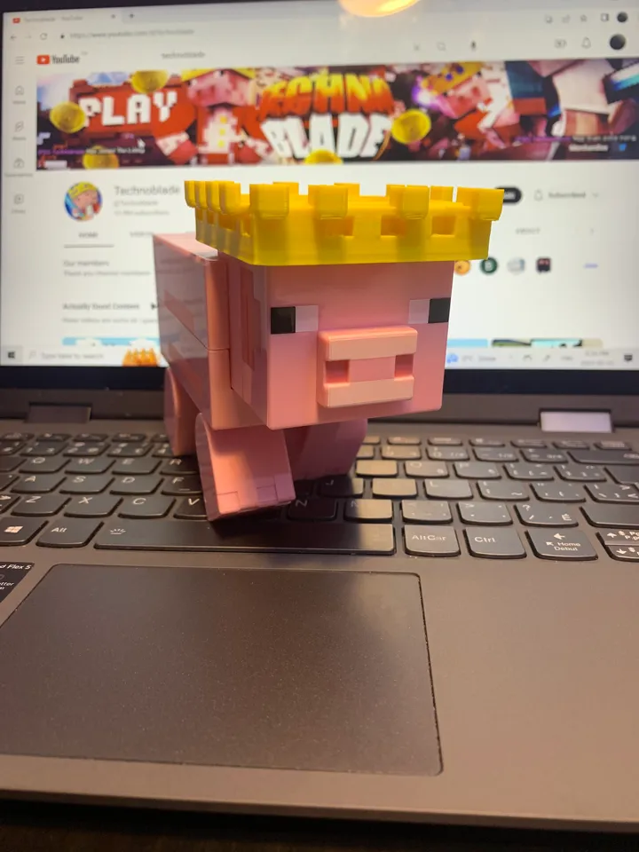 Technoblade Pig Minecraft by Kaneki Haise