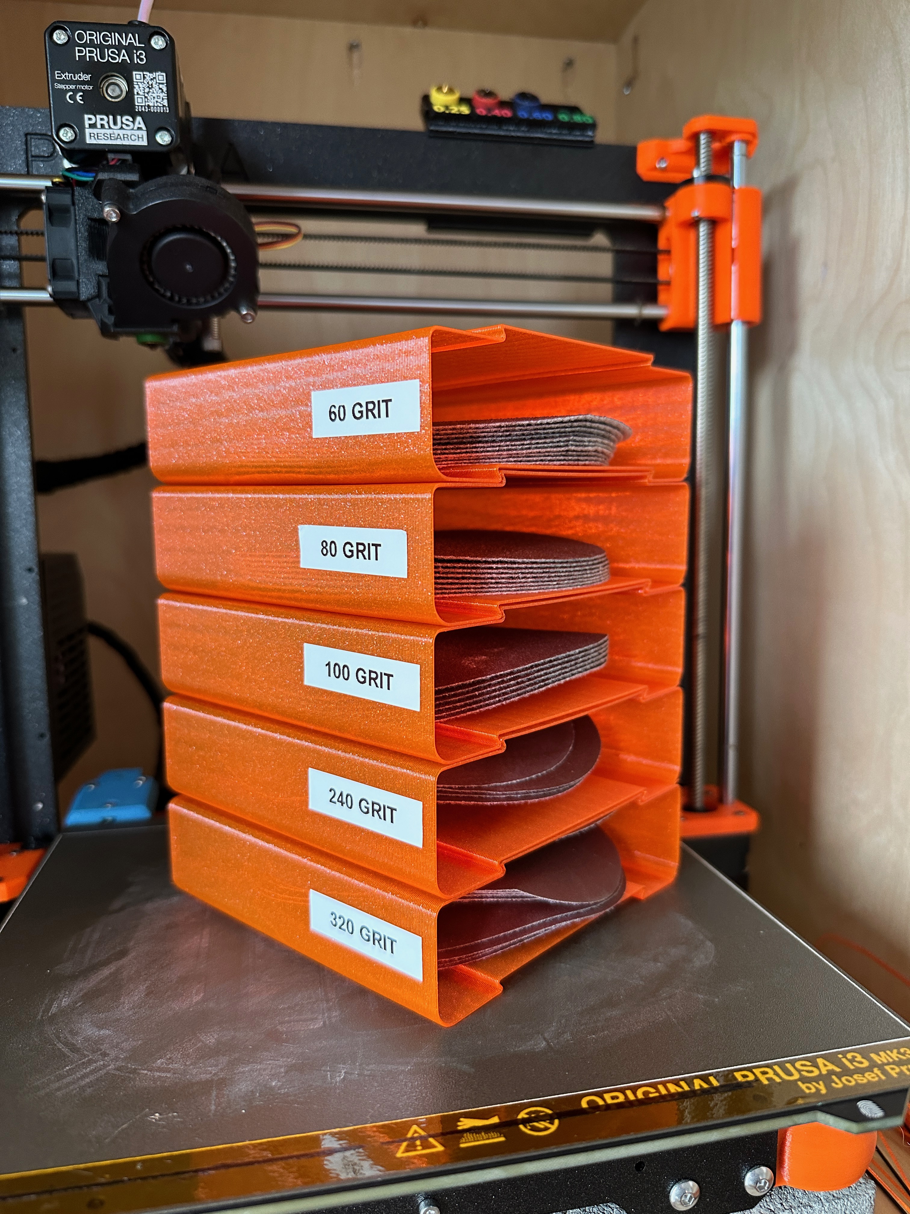 Modular Sanding Disc Organizer