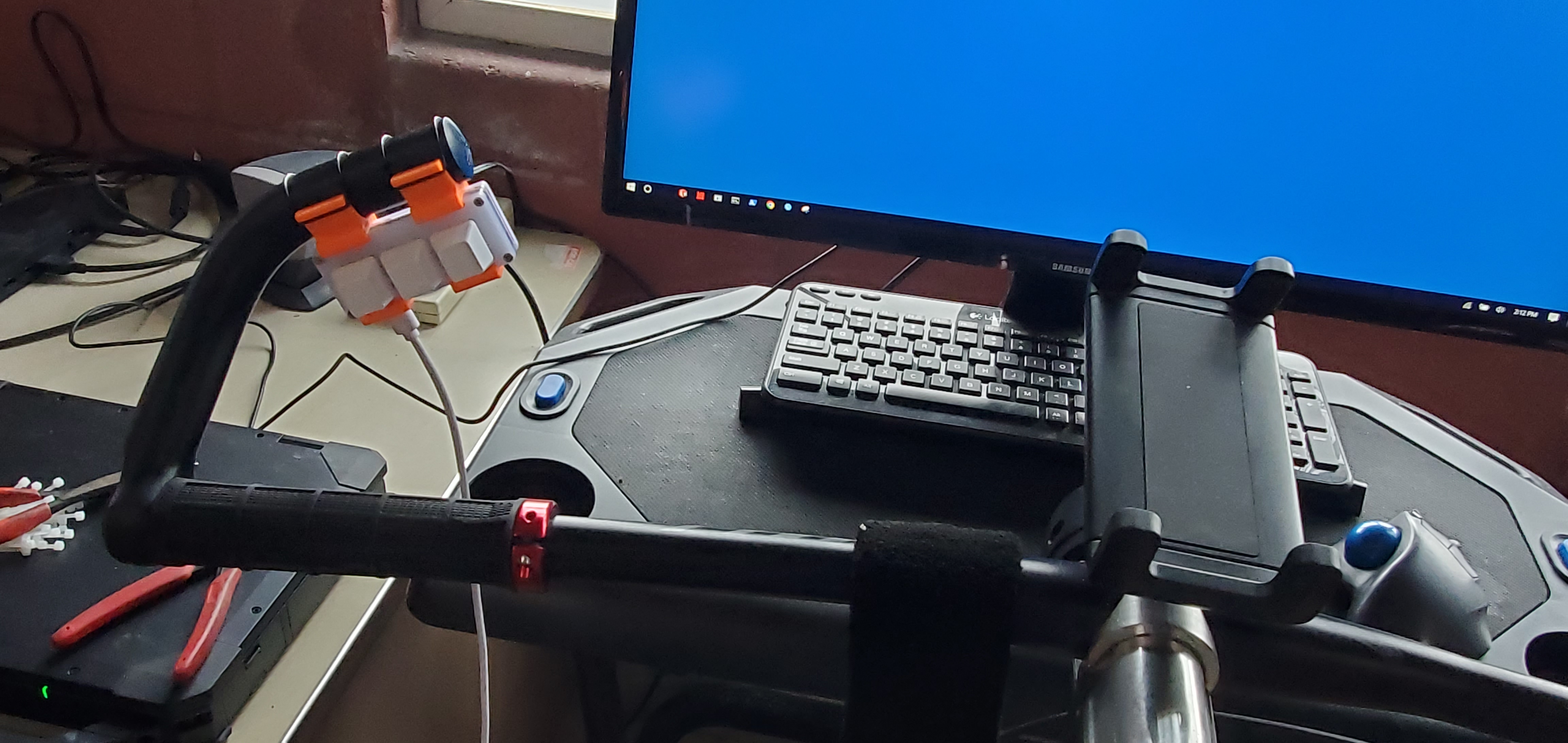 Handlebar Mount for 3 key Keypad by Waynger Download free STL model