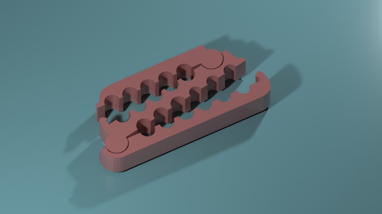 The Best Cable Management Clip V2 by ap.engineering Download free STL