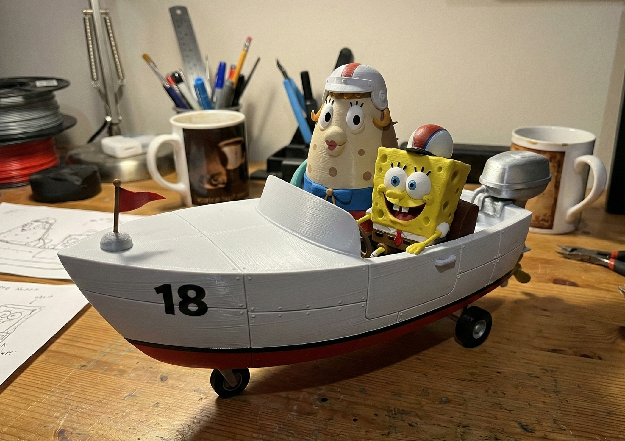 SpongeBob Boatmobile – Bikini Bottom Boat Car