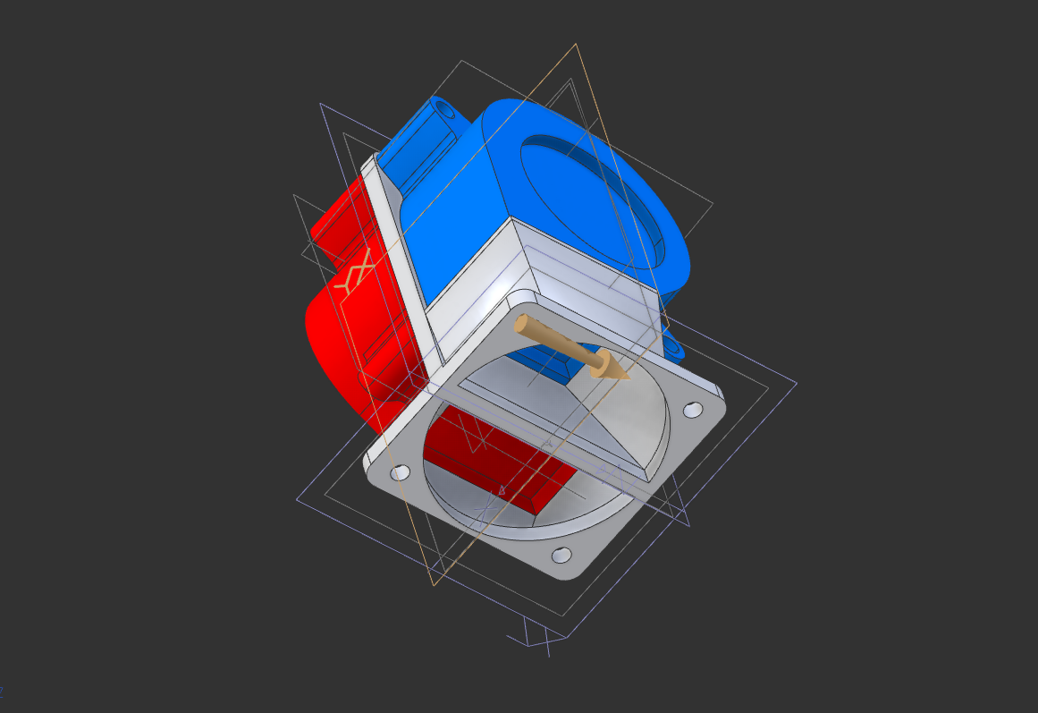 40xx Axial Fan to Blower Fan adapters by Mivin Download free STL