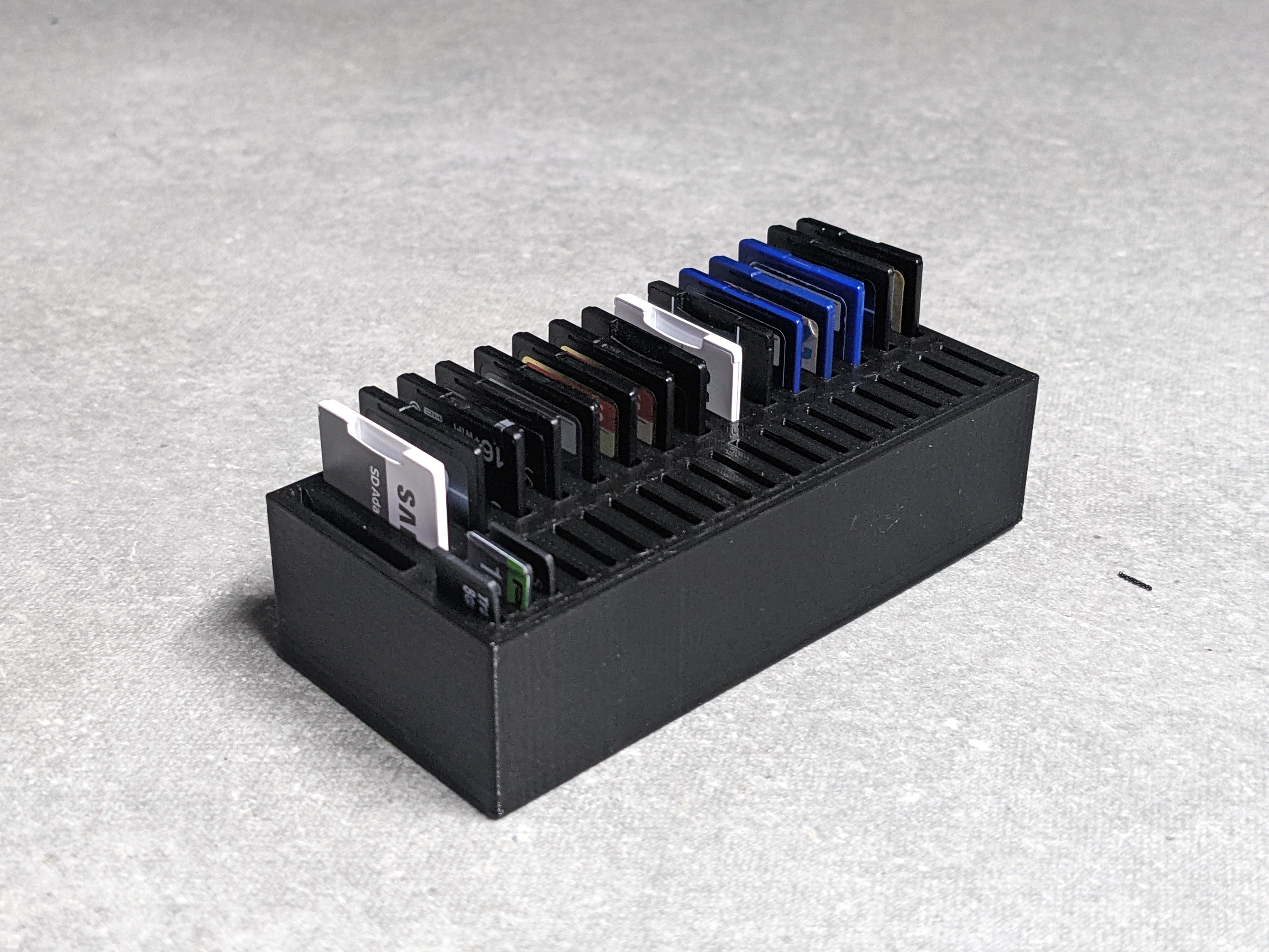 Simple Dense SD Card Holder