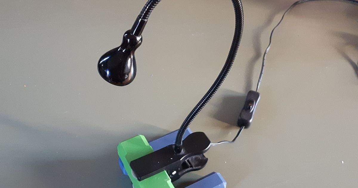 ClampLamp Stand by mobiobi Download free STL model