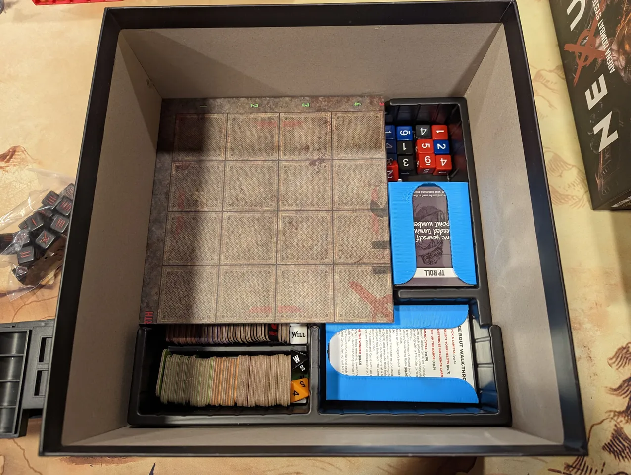 Nexus Arena Combat System - card holders for sleeved cards by gameyspirits, Download free STL model