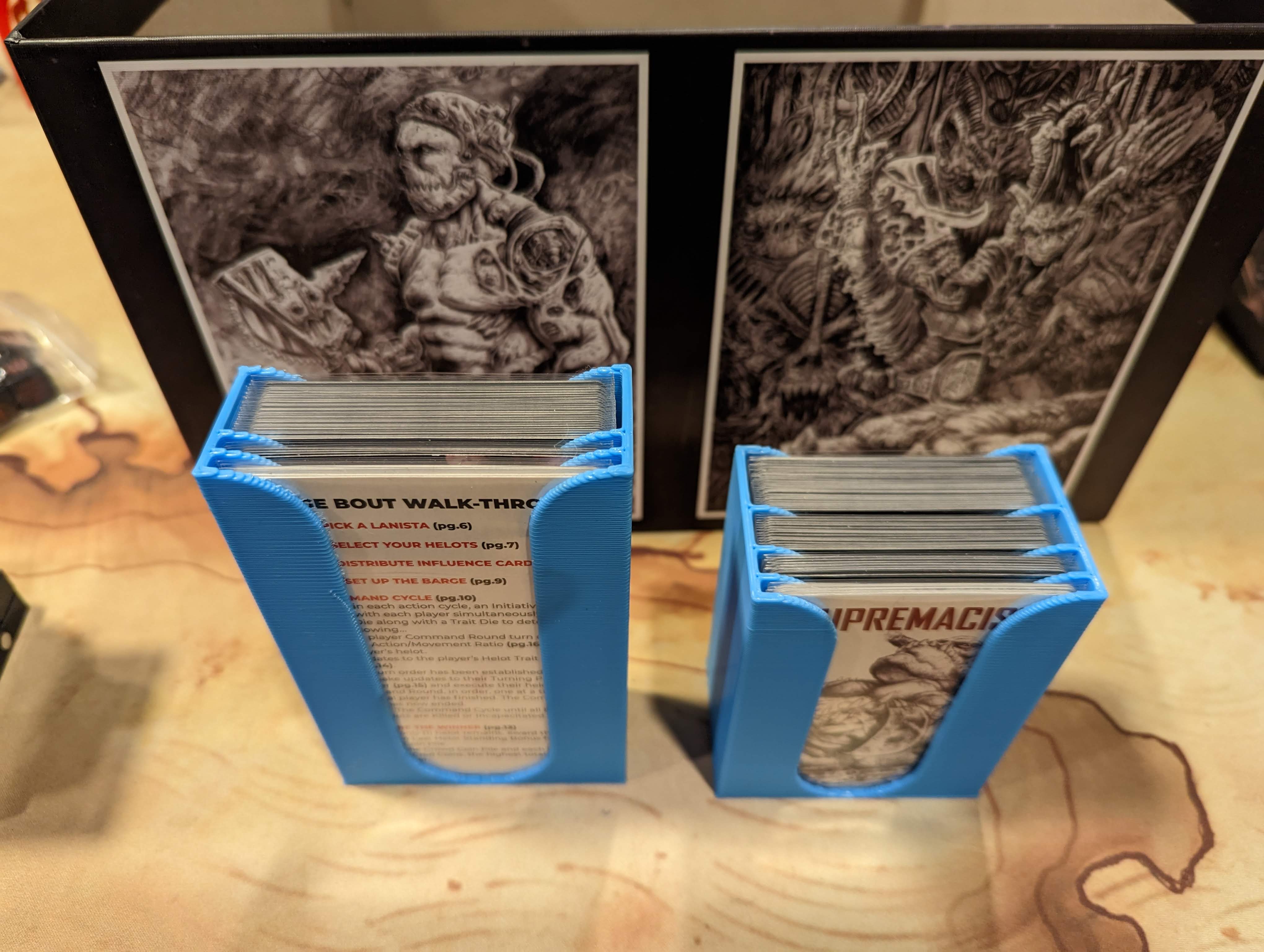 Nexus Arena Combat System - card holders for sleeved cards
