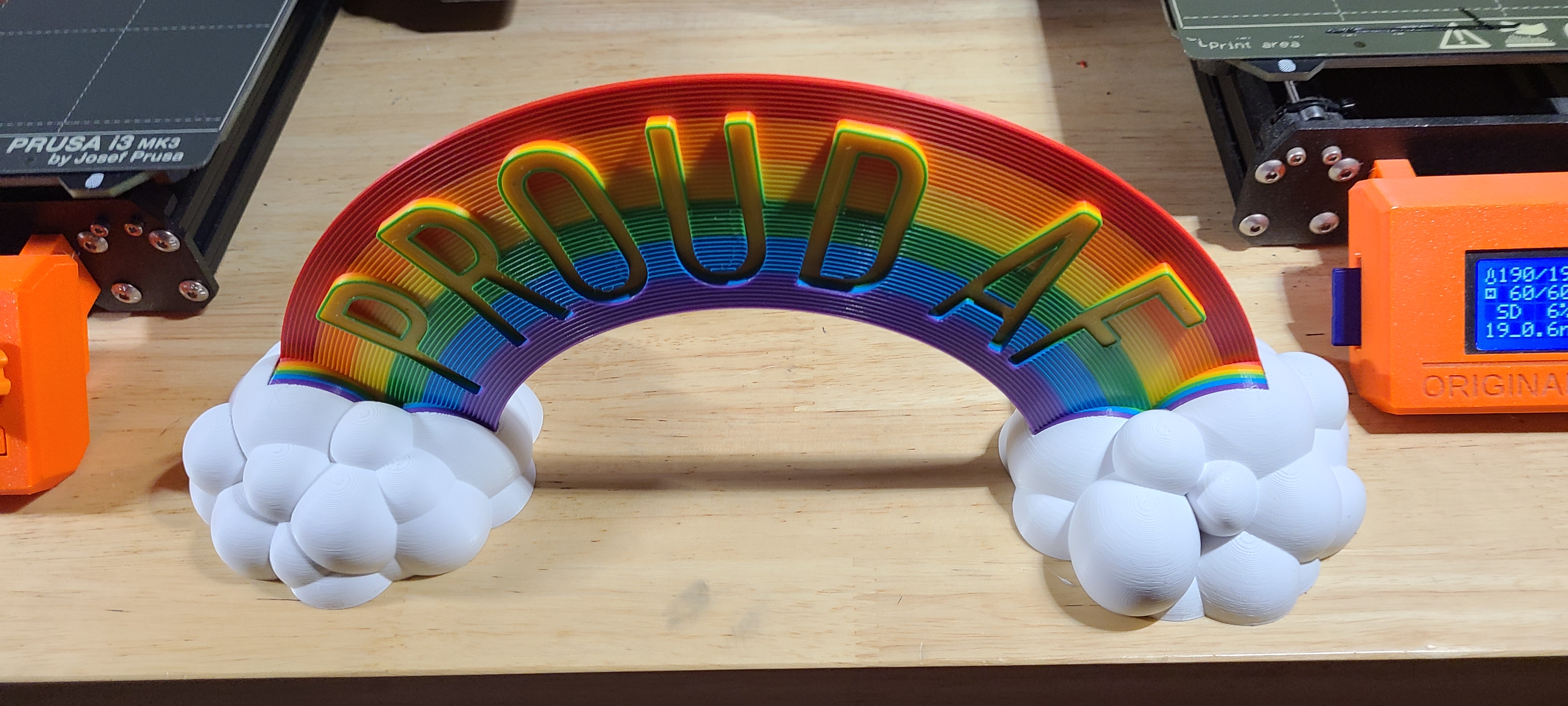 4 Gay Pride Rainbows (w/o MMU) by Matt Boyer Download free STL model