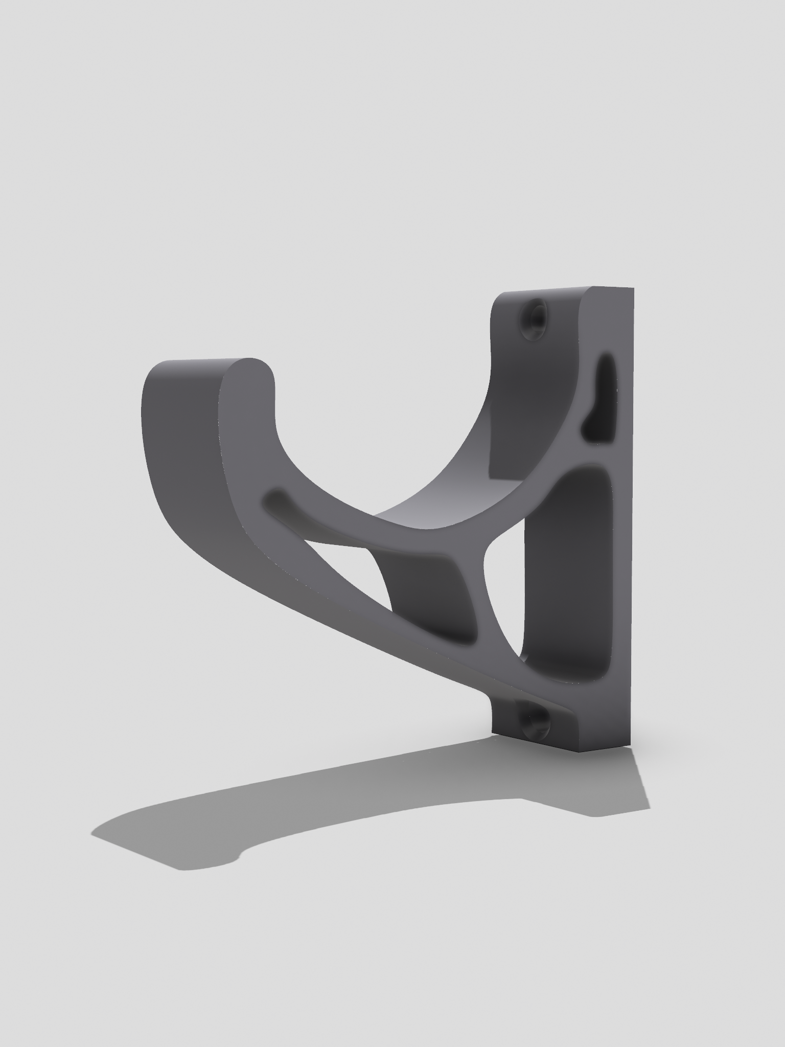Wall hook 3D model thumbnail