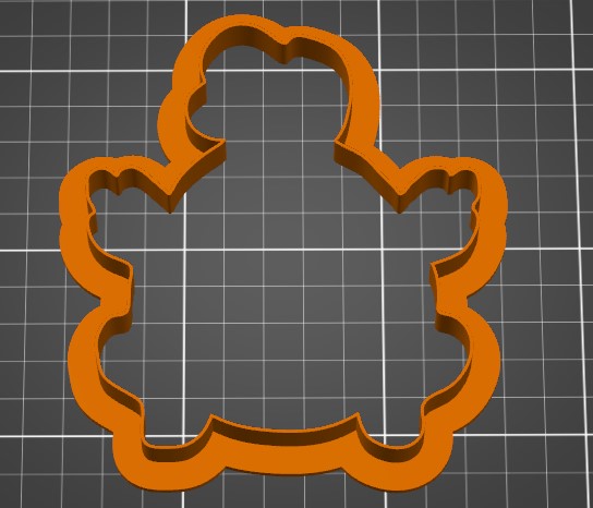 Hen cookie cutter