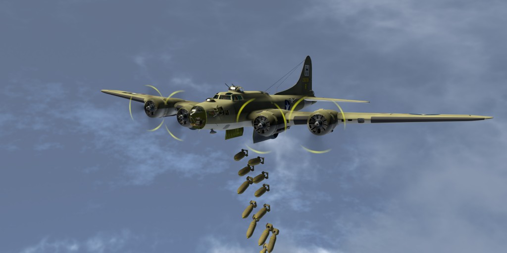 B-17 Flying Fortress By Books | Download Free STL Model | Printables.com