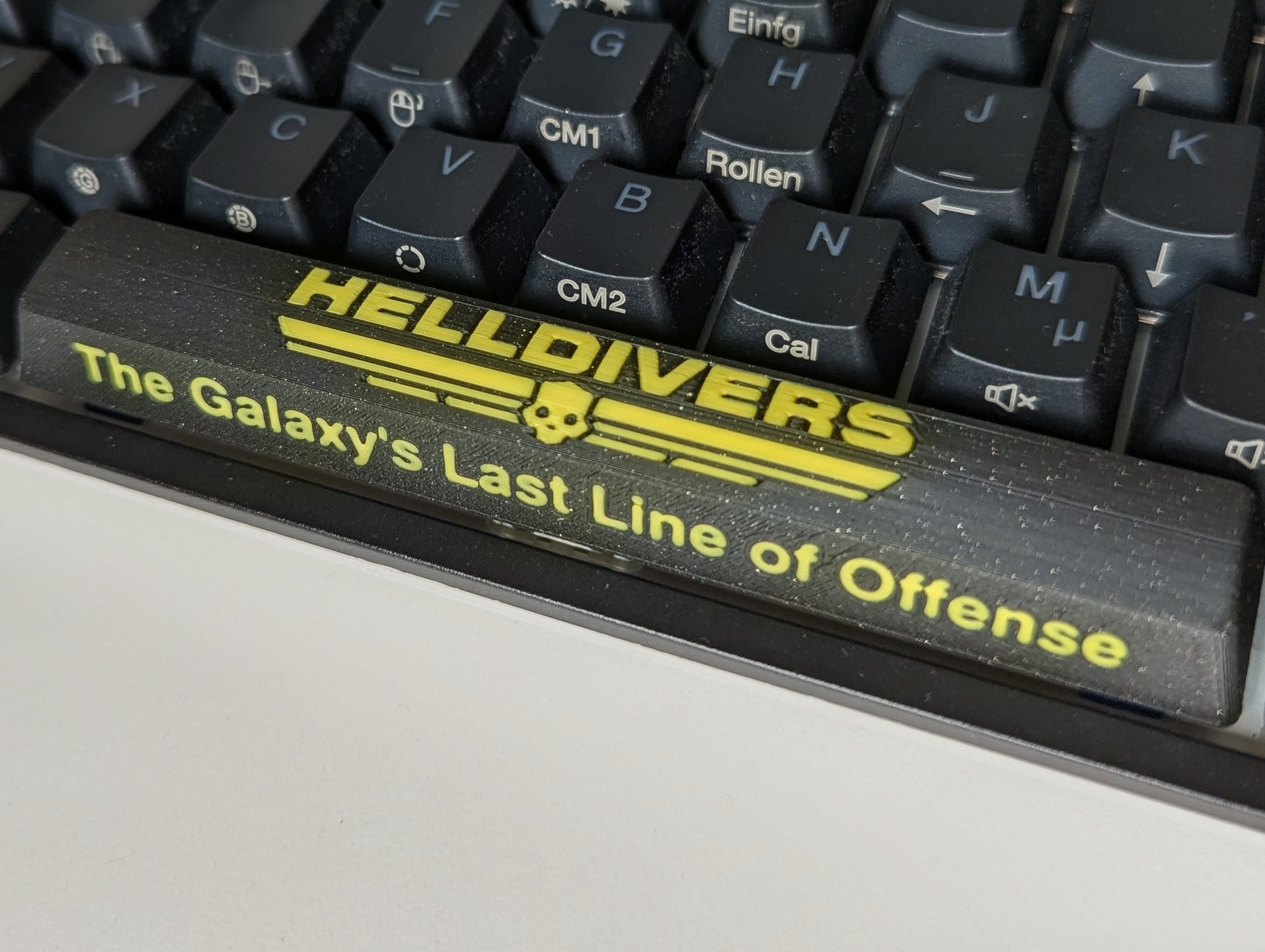 Helldivers Spacebar Keycap