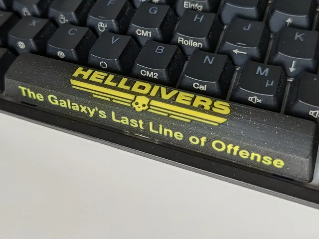 Helldivers Spacebar Keycap