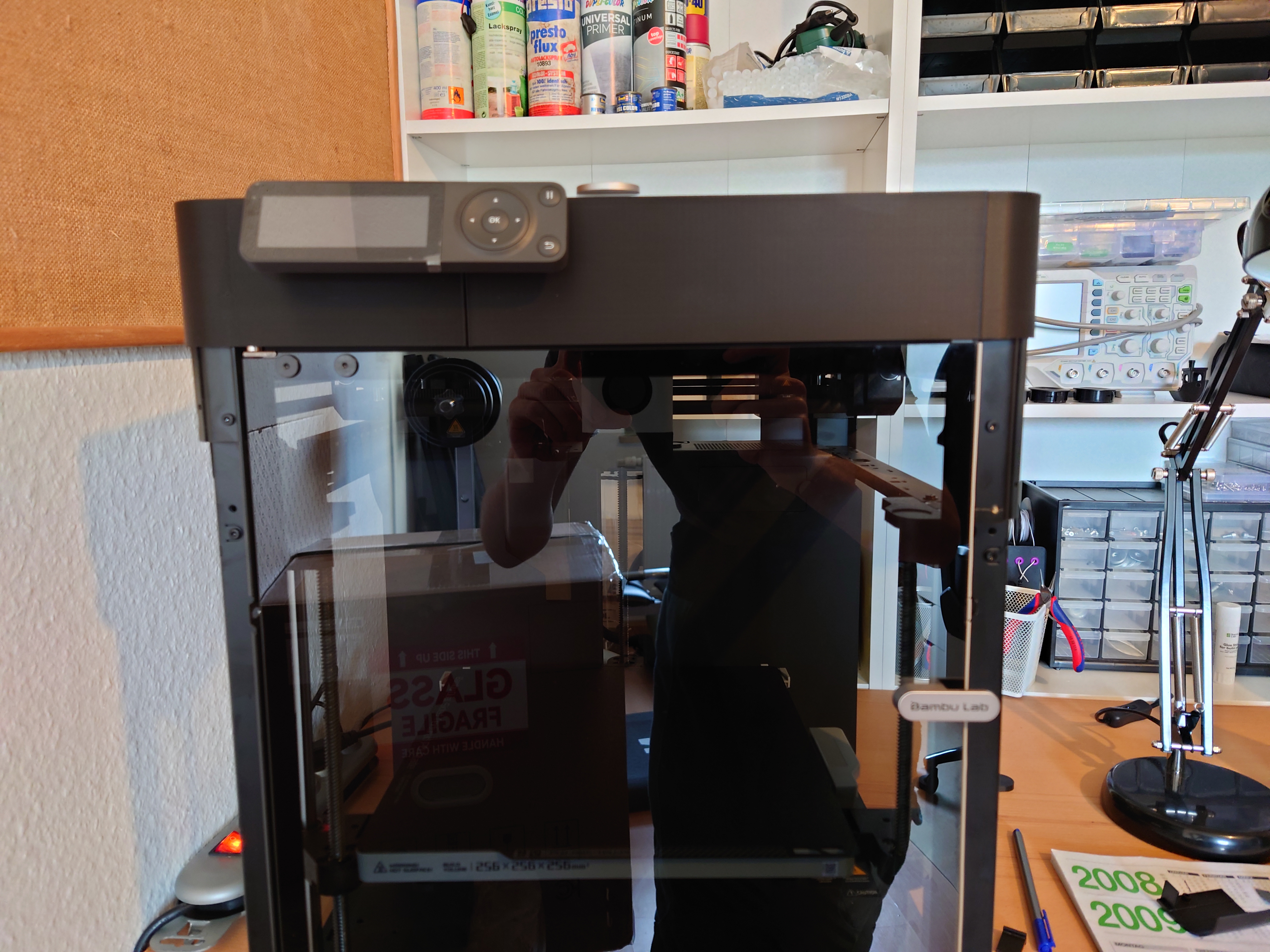P1P front plastic cover rebuild for glass door and glass top lid