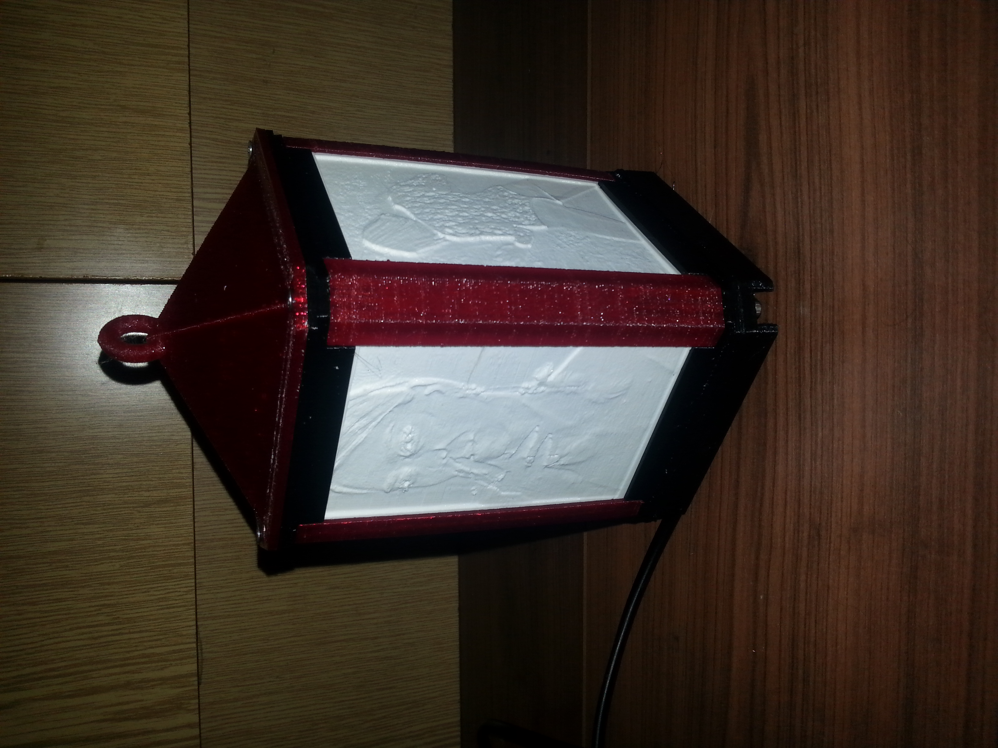 Miniatura 2 do modelo 3D Customizable Lithophane lamp