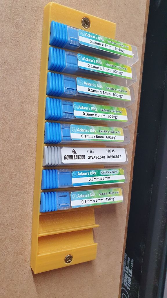 Endmill Wall Organiser